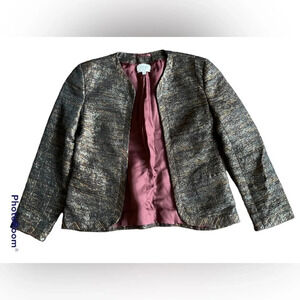Wilfred Metallic/Sparkle Open Blazer - Made in Italy